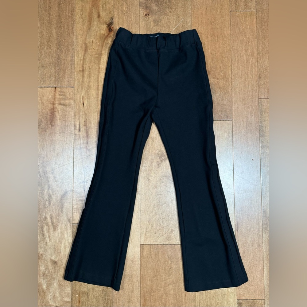 Maeve By Anthropologie Black Wide Leg Stretch Pull On‎ Pants Women’s S